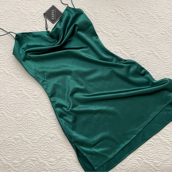 Zaful Other - ZAFUL Women’s Satin Sleepwear Nightgown Babydoll Lingerie Nightie - Size Small